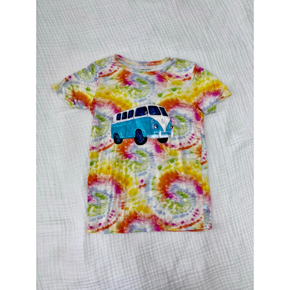 Posh Peanut Other - Kids Posh Peanut Bamboo Tie-Dye Short Sleeve Tee 10 Multi-Color Blue PLAY